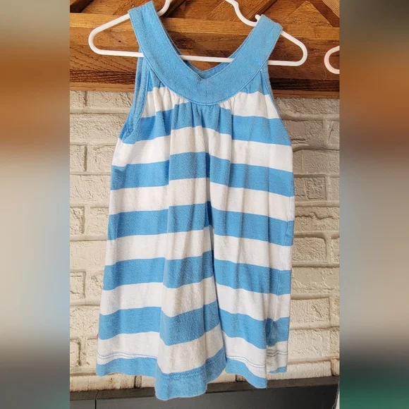 Old Navy Carters  Girls Summer Tank Tops Stripes 2 For 1 Size 6/7 - Picture 2 of 9